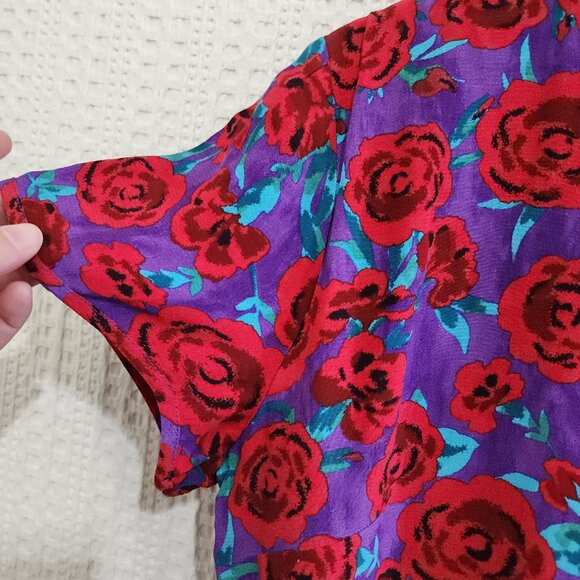 Zara Printed Frog Button Mini Dress Women's Size Large - Picture 8 of 15